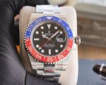 ROLEX GMT Series 904L Steel 2836 Movement 40MM Black Watch